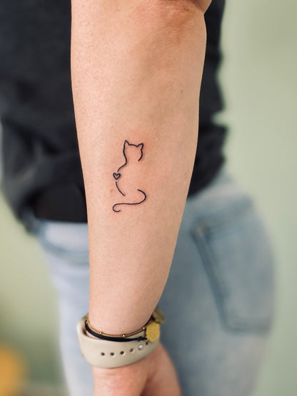 cat tattoo