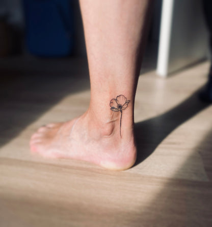 klaproos tattoo